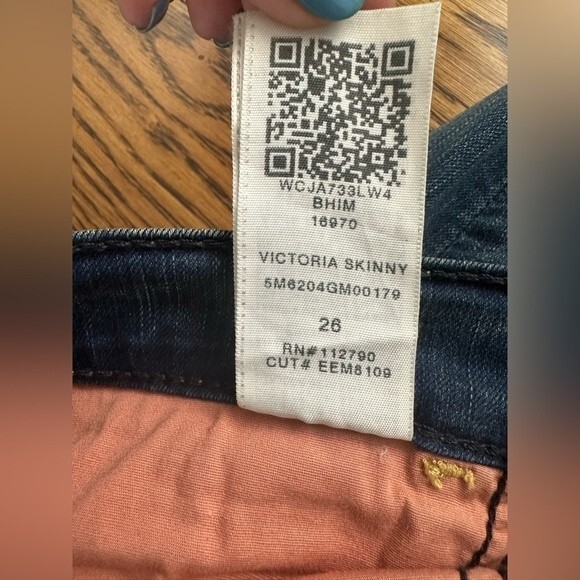 True Religion Victoria Skinny Cigarette Jeans Size 26 - Picture 4 of 6